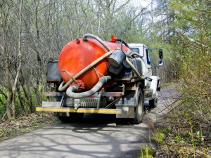 Sewage truck